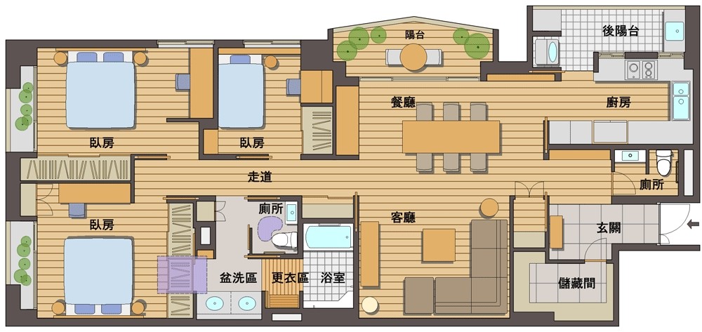 居住環境平面圖